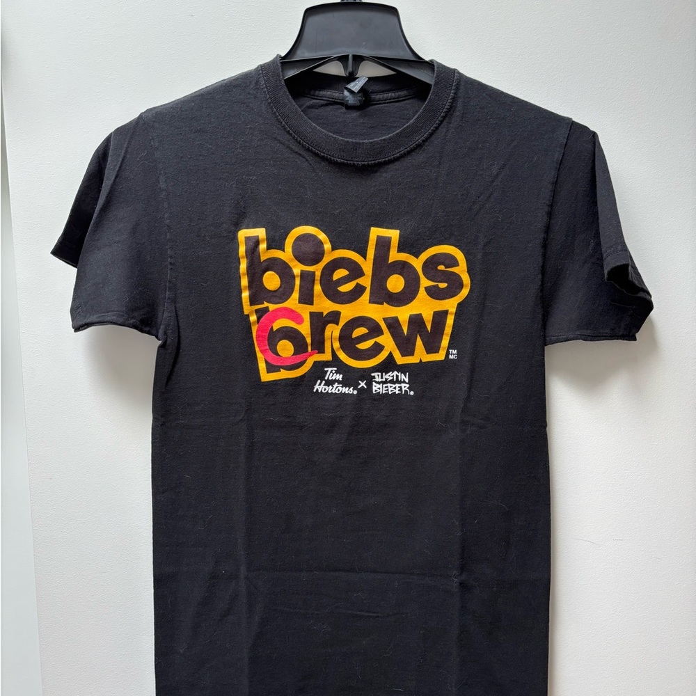 Justin Bieber X Tim Hortons collab shirt